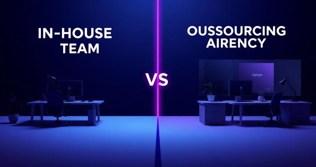 Externalizar el Marketing Digital vs. Equipo In-house: ¿Qué es más rentable para una PYME?